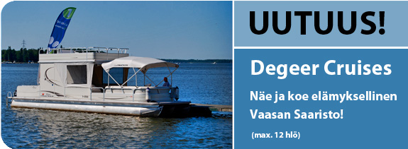 Botniaevents - DeGeer Cruises, ainutlaatuiselle risteilylle Vaasan saaristoon!